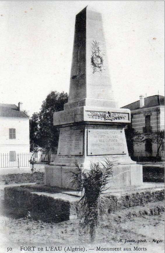 Fort de l'eau, Monument aux Morts