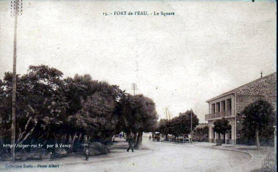 fort de l'Eau,le square