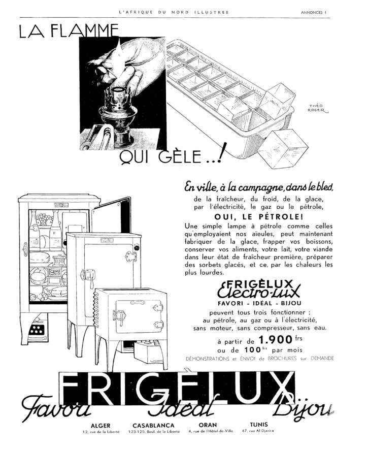 Publicité Frigélux