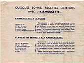 quelques recettes avec karmoucette