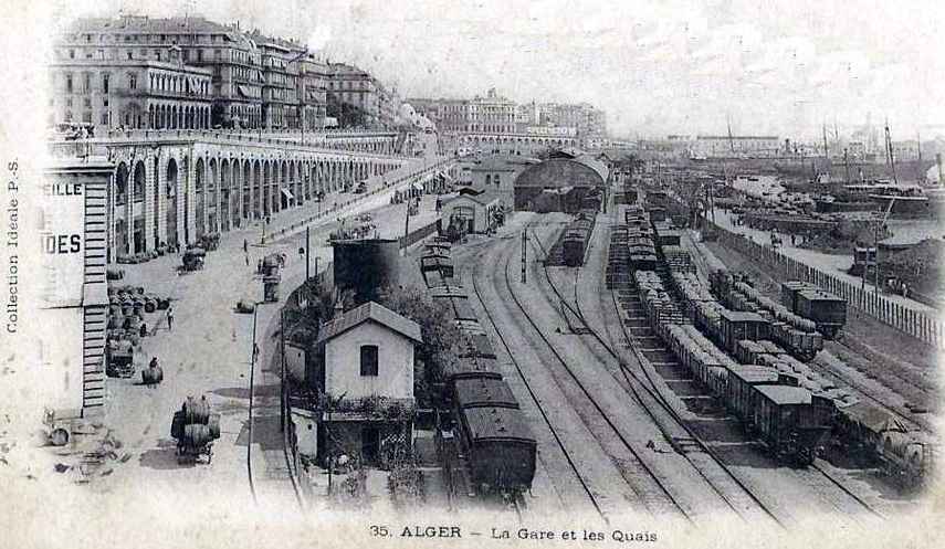 La gare et les quais