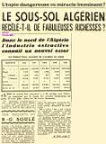 LE SOUS-SOL ALGÉRIEN RECÈLE-T-IL DE FABULEUSES RICHESSES ?