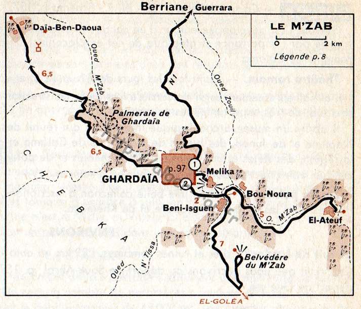 Le M'ZAB (Guide vert Michelin, 1956)