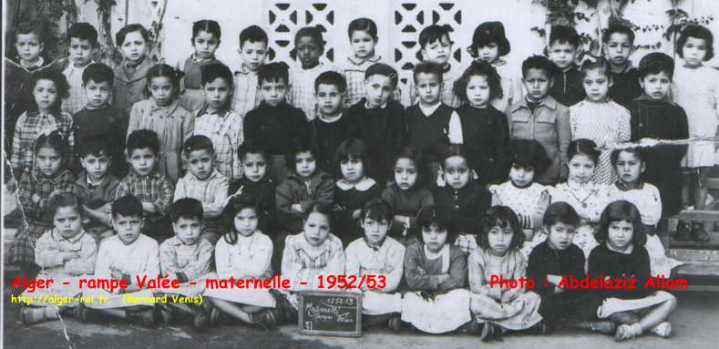 maternelle, 1952-1953