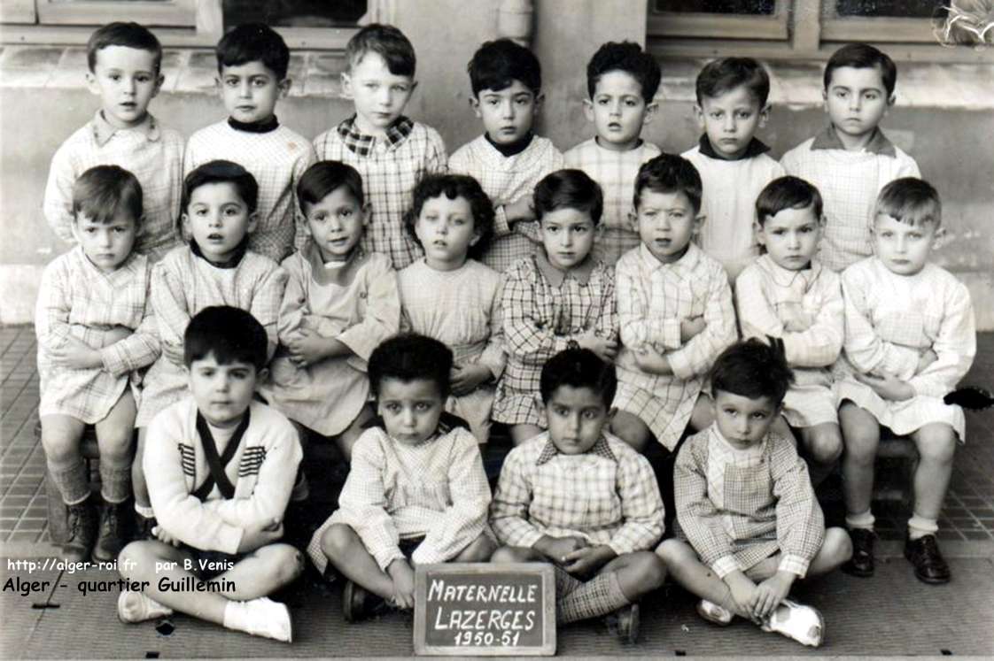 Maternelle, 1950-1951...que les garçons.