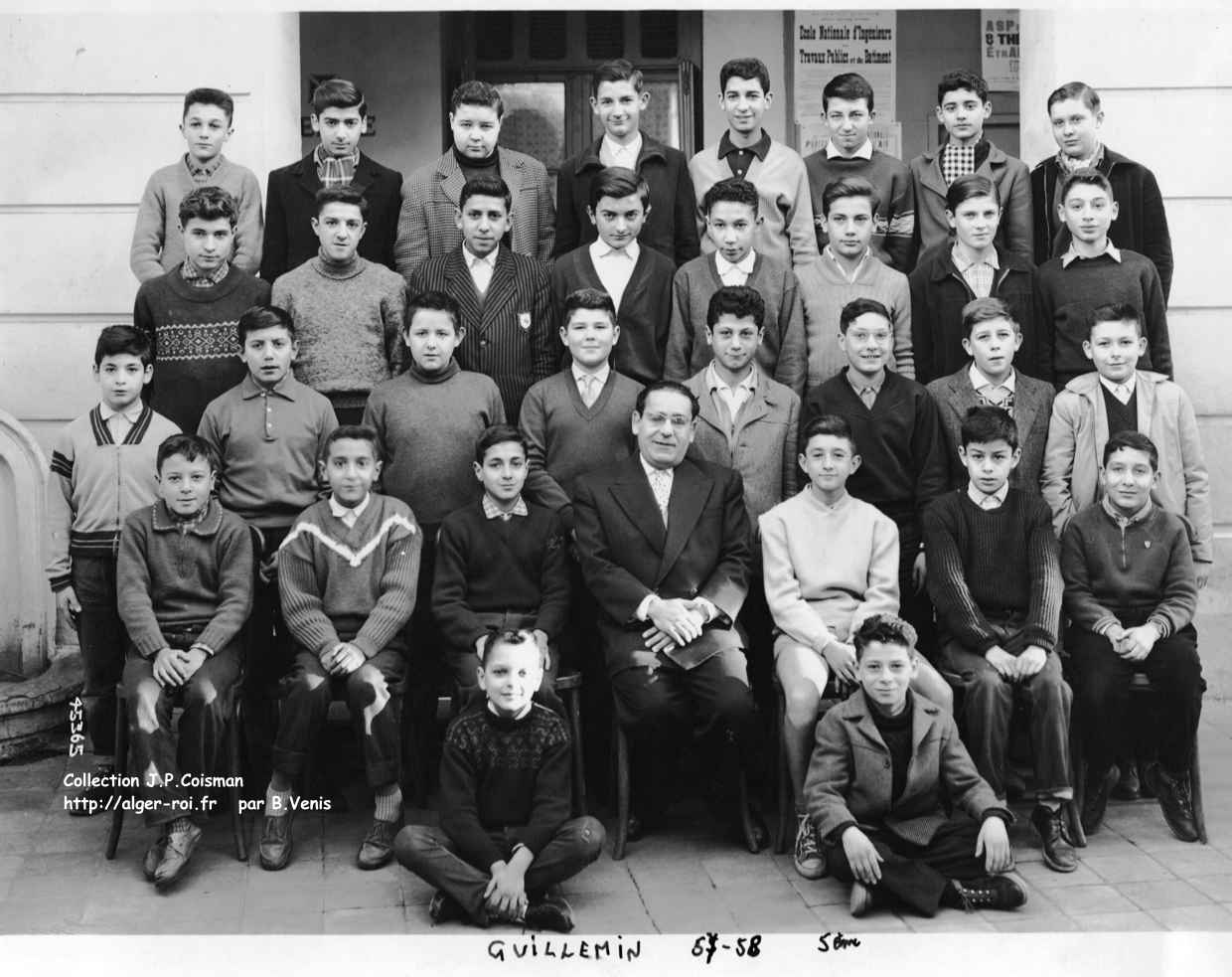 Classe de 5è - 1957-1958