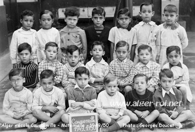 l'école maternelle Caussemille,2è année, 1949-1950