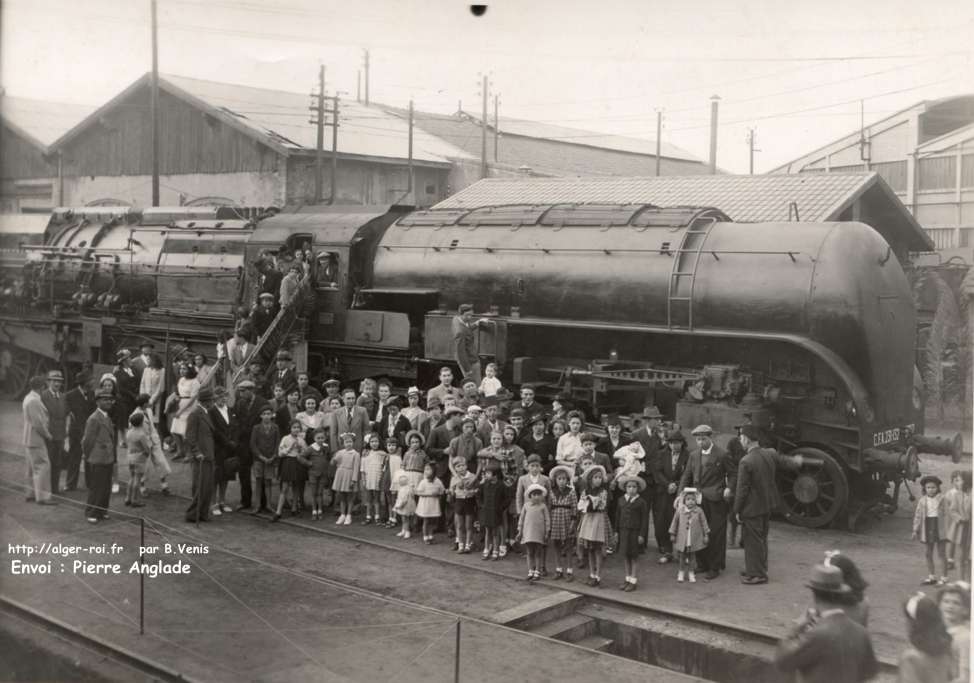 Visite d'une locomotive, le hamma