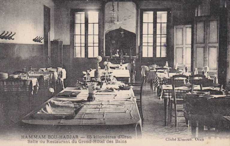 Hammam-bou-hadjar,salle du grand hotel des bains