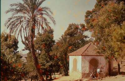 la source ferrugineuse, avant 1962