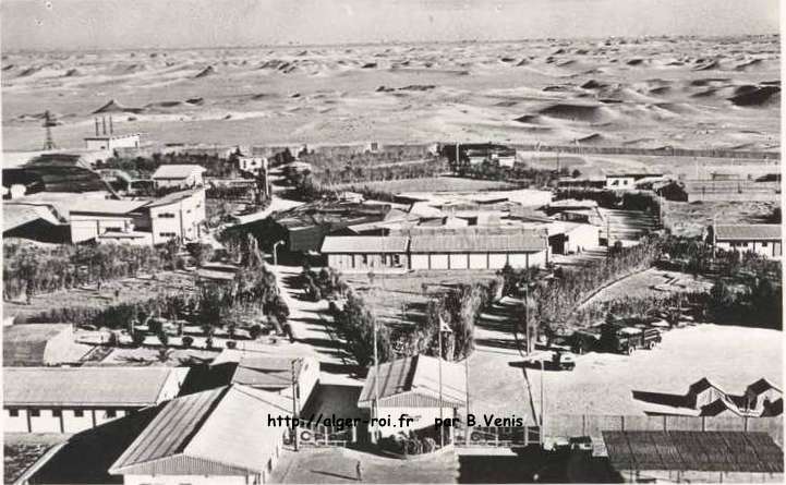 Base de Maison Verte à Hassi-Messaoud - Vue aérienne de la Base