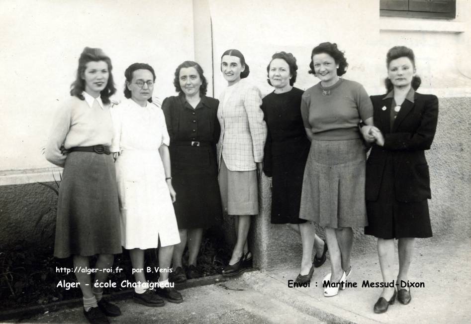 Ecole Chataigneau, les institutrices