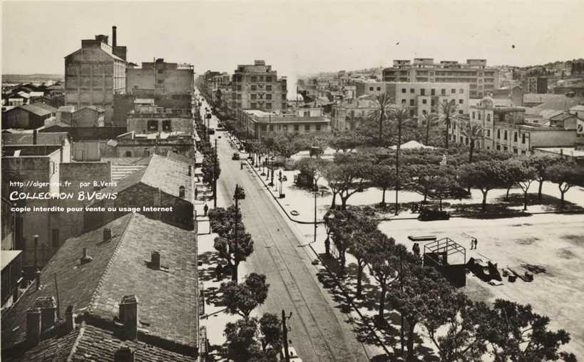 Vue générale de la rue de Constantine.