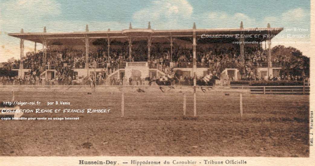 Hippodrome du Caroubier : la tribune officielle