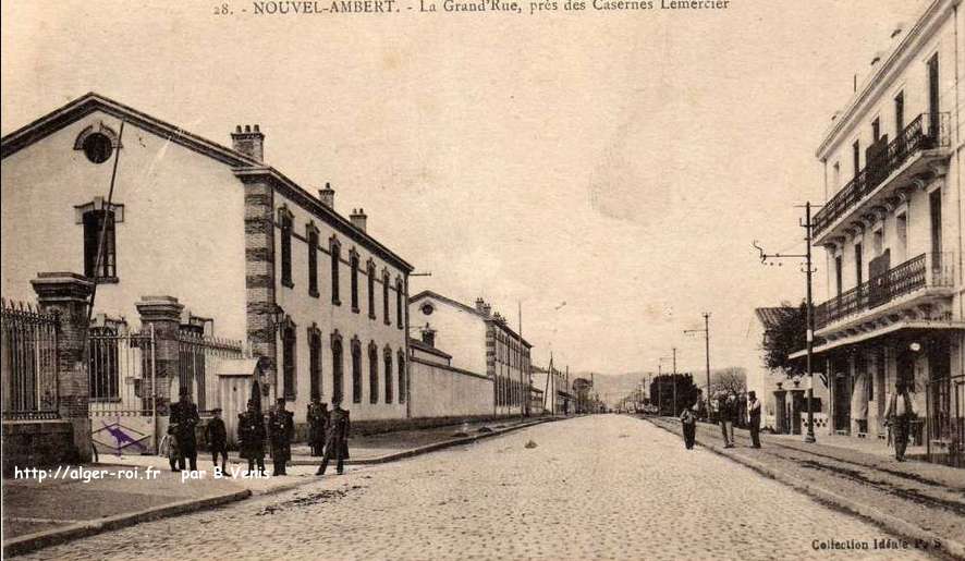 NOUVEL AMBERT : la grand'rue, près des casernes Lemercier