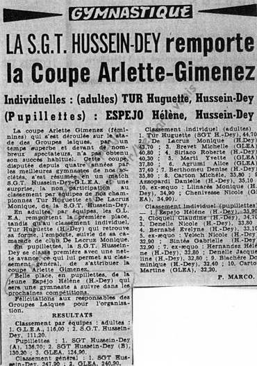 article coupe arlette gimenez