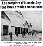 Les pompiers d'Hussein-Dey font leurs grandes manoeuvres 