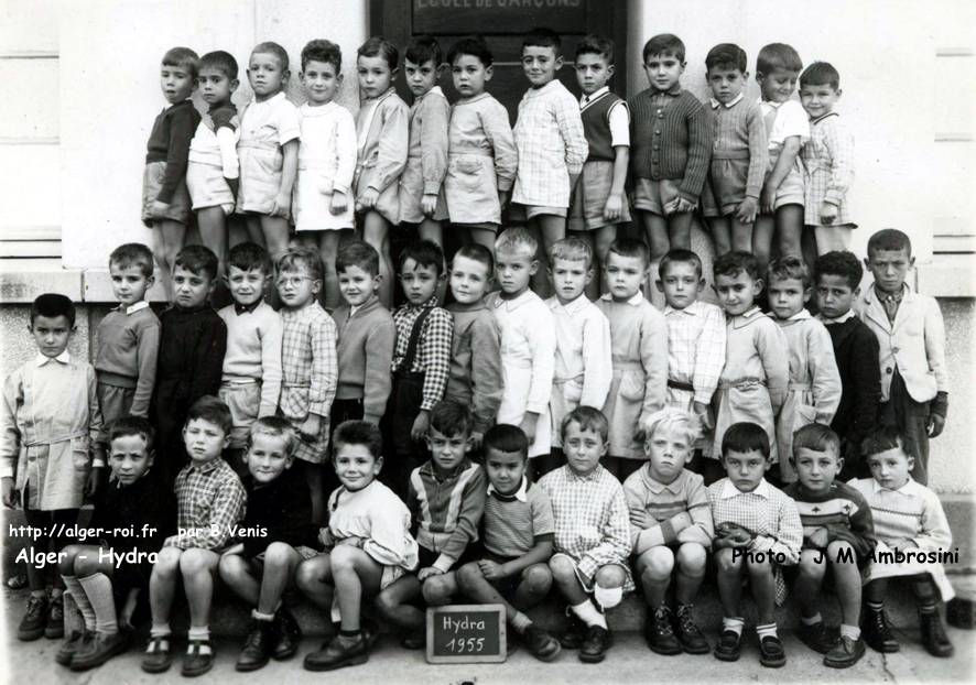 Hydra, Alger,maternelle, 1955