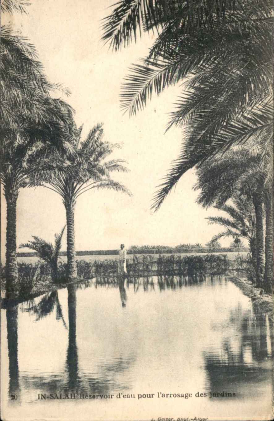 RÉSERVOIR D'EAU POUR L'ARROSAGE DES JARDINS