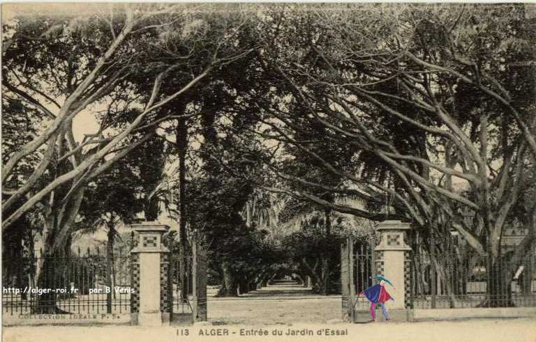 L'entrée ,jardin essai