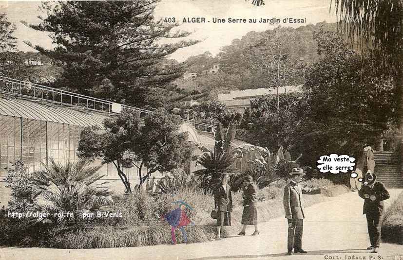 Une serre au jardin d'essai