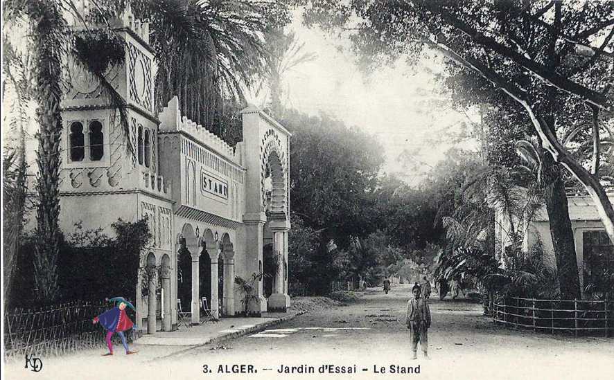 jardin d'essai,mustapha,le stand