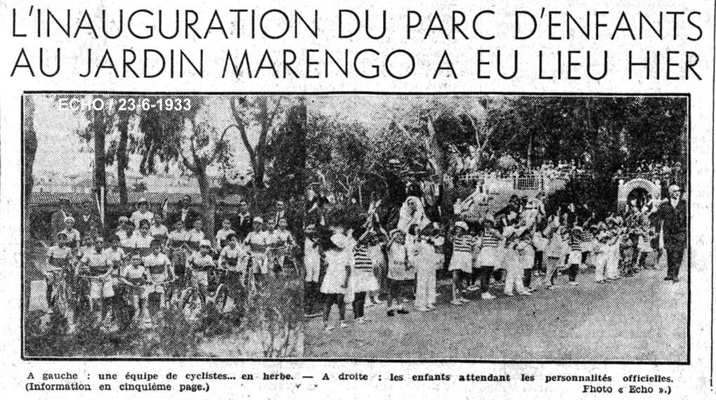 INAUGURATION DU PARC D'ENFANTS 1