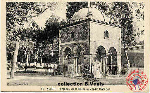 Le tombeau de Lella Aïcha et le terrain d’alentour furent englobés dans le périmètre consenti à l’œuvre horticole nouvelle. Ce dernier monument fut toutefois respecté. 