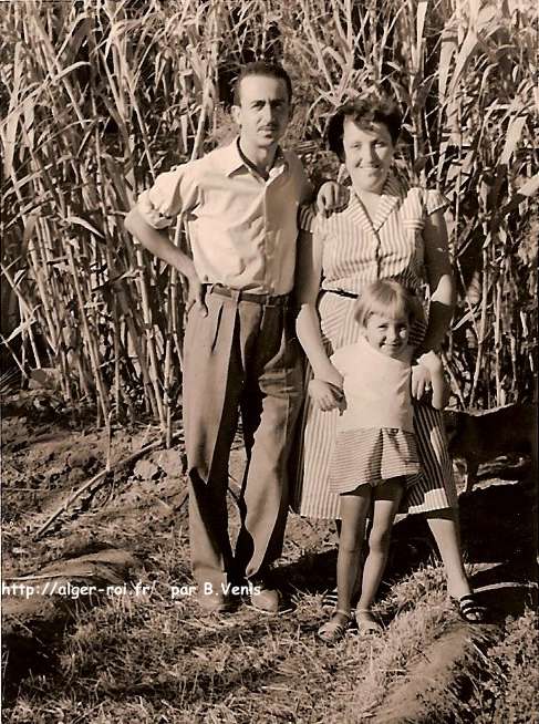 mon oncle Pierre, ma tante "Paulette", mes cousines Claude et Michelle 