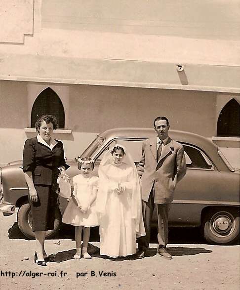 mon oncle Pierre, ma tante "Paulette", mes cousines Claude et Michelle 