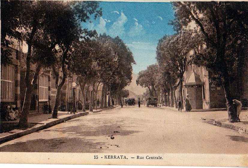 Rue centrale ou rue principale : 2 vues