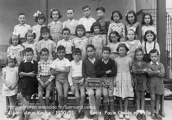 école du Vieux Kouba, 1950-1951