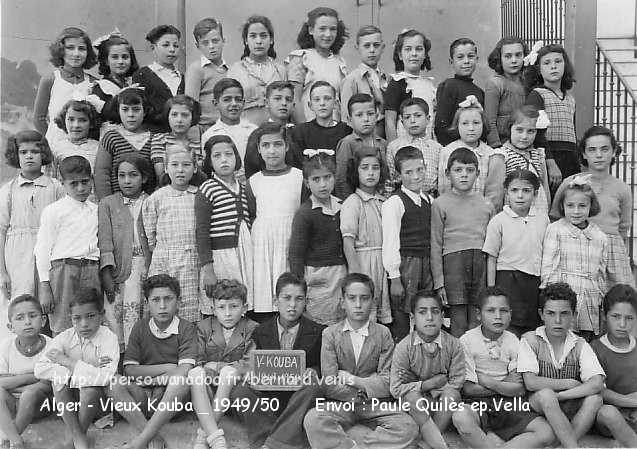 école du Vieux Kouba, 1949-1950