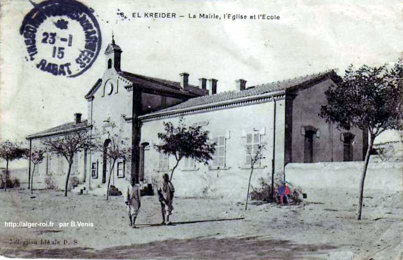 kreider,la mairie, l'eglise,l'ecole