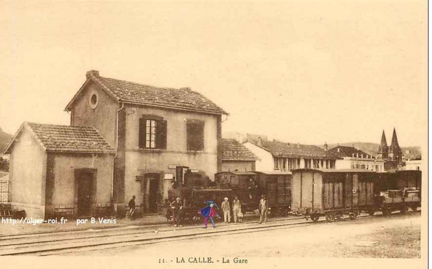 La gare et un train