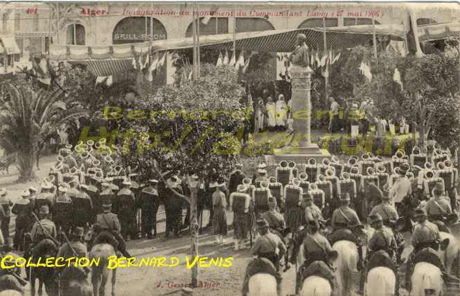 Inauguration du monument du commandant Lamy