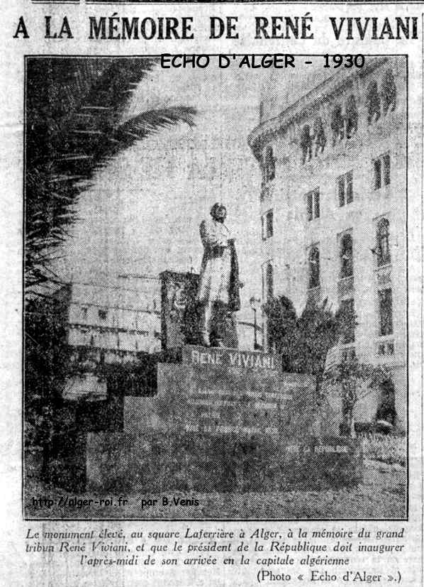 boulevard laferriere, a la memoire de rene viviani