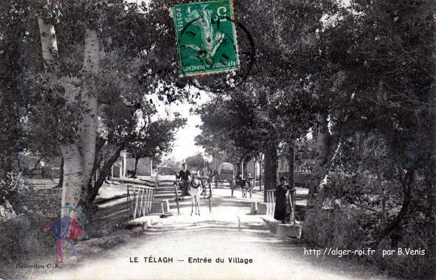 L'entrée du village. 