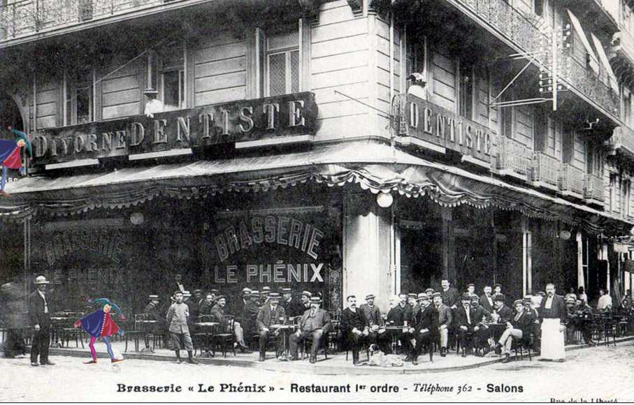 rue liberte,brasserie le phenix,baroli