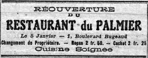 restaurant du palmier