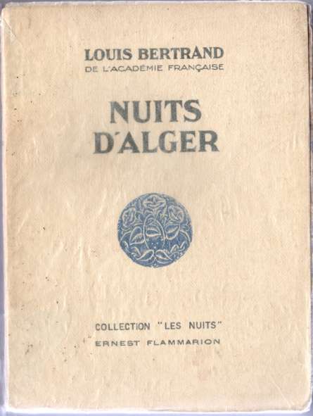 Couverture " Nuits d'Alger" - 17 x 12,5