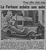 la Fortune achète une auto