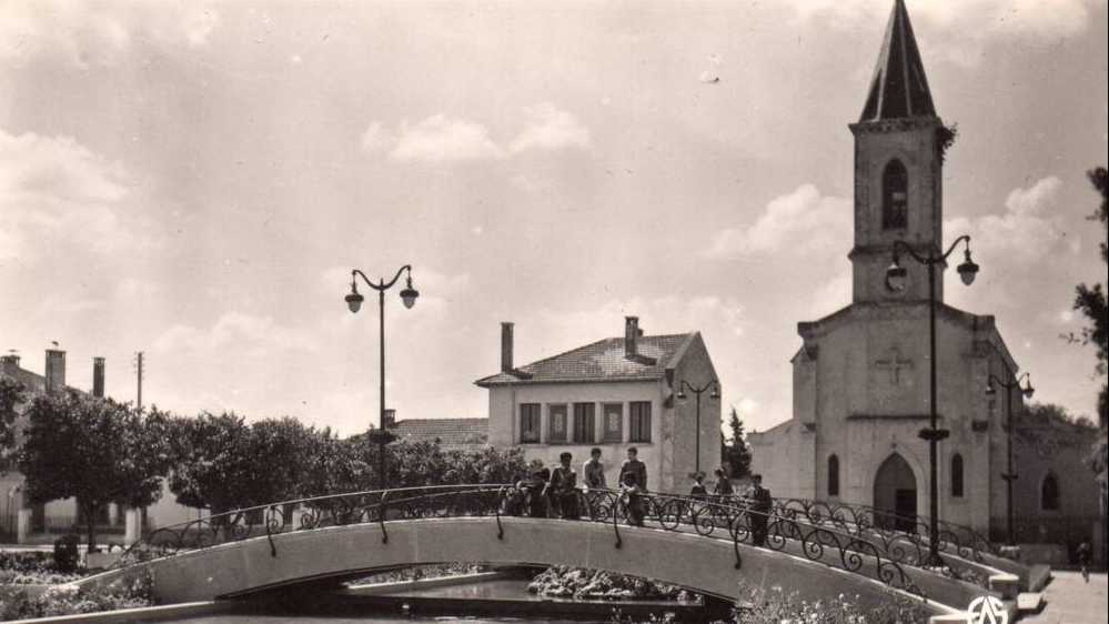 lourmel,le jardin et l'eglise