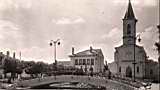 lourmel,le jardin et l'eglise