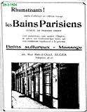 Les grands bains parisiens 