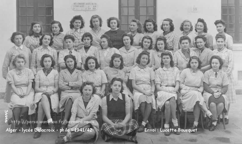 Classe de philo, 1941-1942