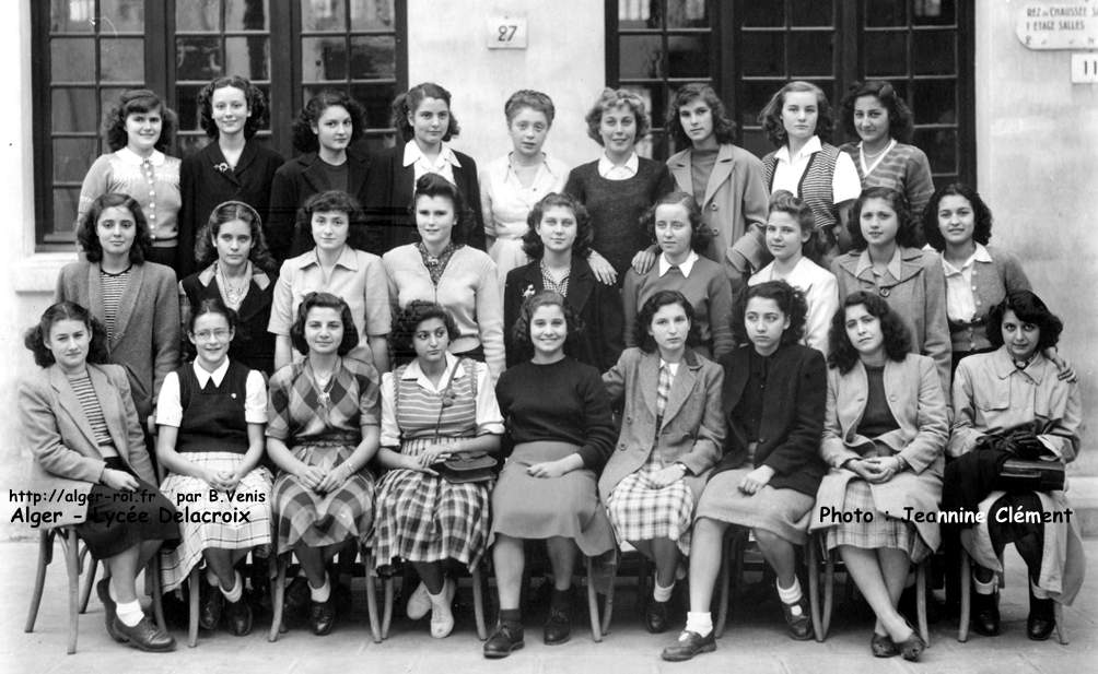 lycée de jeunes filles Delacroix à Alger, rue Charles Péguy 