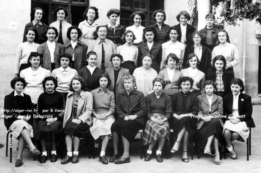 lycée de jeunes filles Delacroix à Alger, rue Charles Péguy 