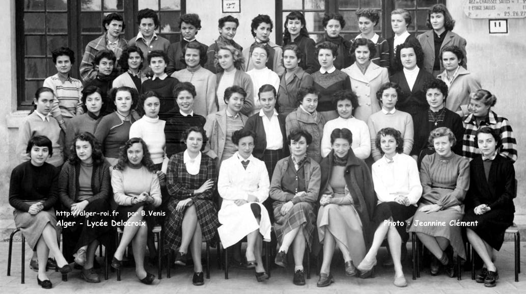 lycée de jeunes filles Delacroix à Alger, rue Charles Péguy 