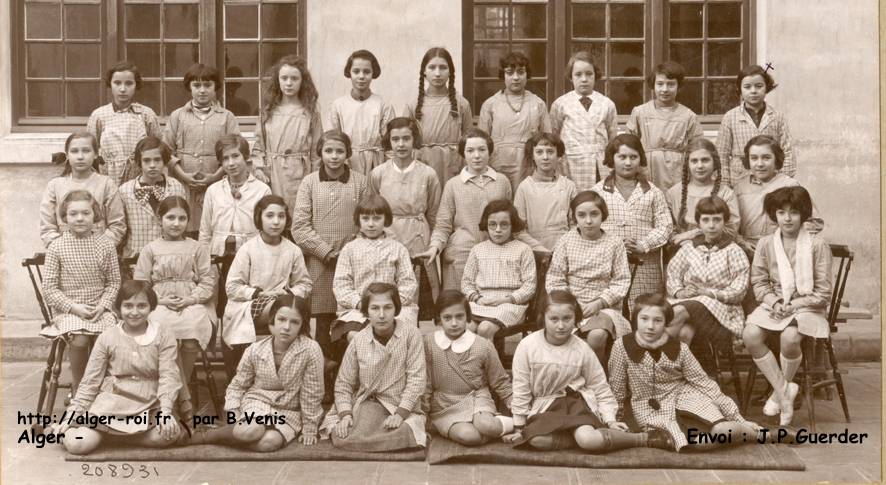 lycée de jeunes filles Delacroix à Alger, rue Charles Péguy 